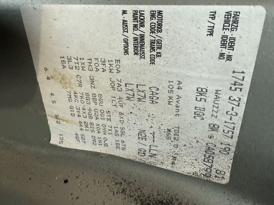 Haion Audi A4 b8 break fara rugina 2.0 diesel caga cag