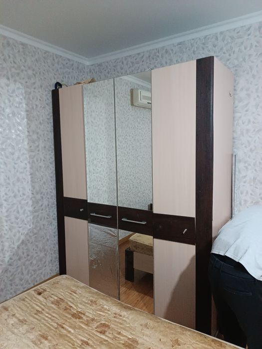 Шкаф, кровать, комод