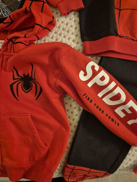 Дрехи Спайдърмен памук  H&M 104 см.