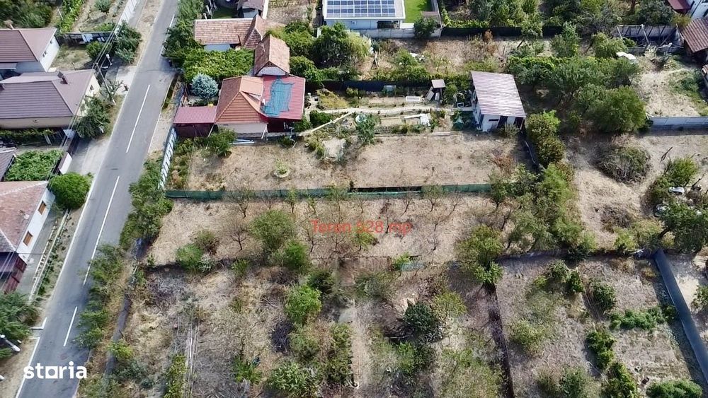 Teren intravilan 528mp de vânzare Bujac