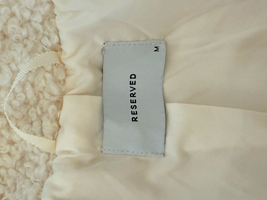 Тэдди шубка белого цвета