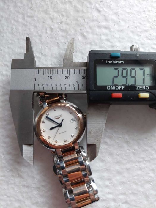 Дамски часовник,диаманти,  злато 18к-стомана-Longines Primaluna L81135