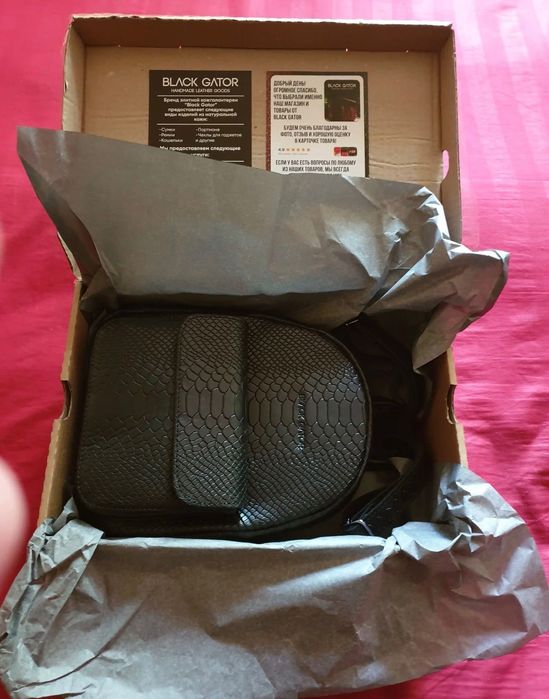 женский рюкзак из натуральной кожи Black Gator