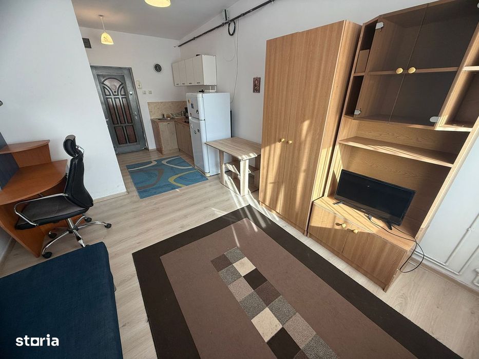 Garsoniera mobilata si utilata ,centrala termica,zona Noua/Brazilor