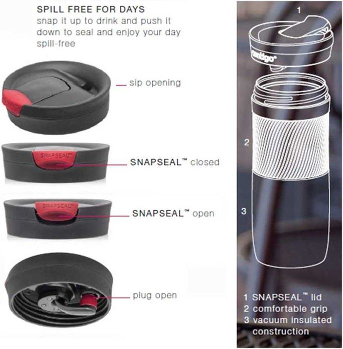 Термокружка увеличенного объема Contigo Byron 590 ml blue