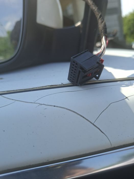 Oglinda stanga Golf 6 alb completa