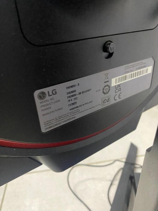 Monitor Gaming LED IPS LG UltraGear 24'', Full HD, 144Hz -N2-