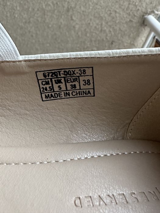 Обувки момиче, 38 номер, 24,5 см