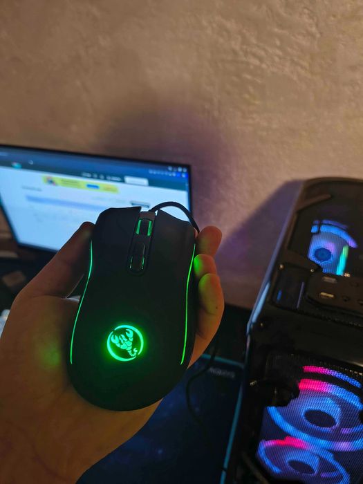 Mouse scorpion de gaming rgb
