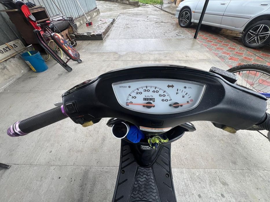 Honda dio af-35 на полном ходу