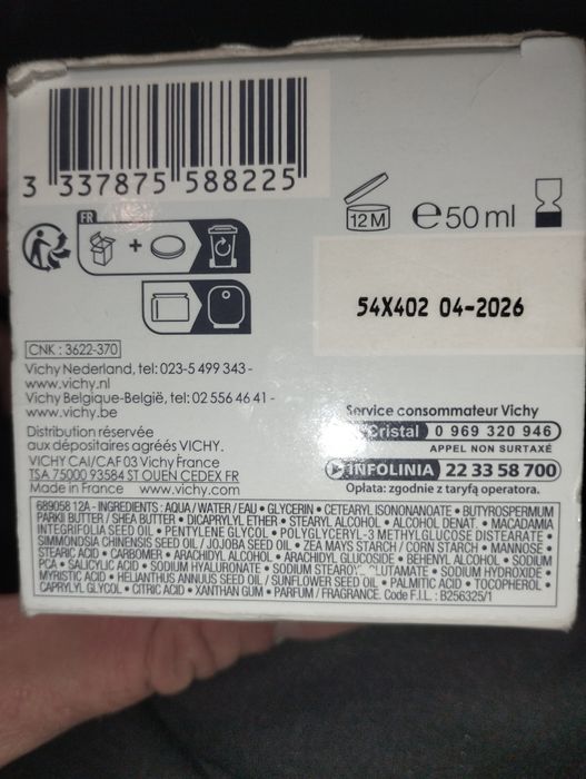 Крем vichy оригинал новый