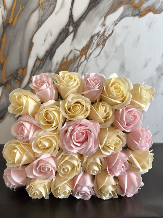 Buchete trandafiri din sapun