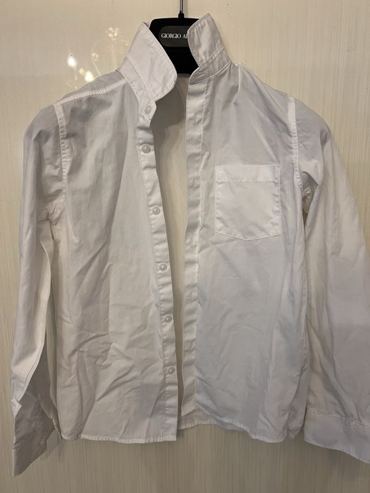 Рубашка белая на 9-10 лет