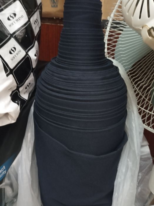 Ткань габардин  темно- синяя