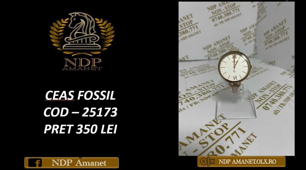 NDP Amanet NON-STOP Sos. Giurgiului 119 CEAS FOSSIL  (25173)