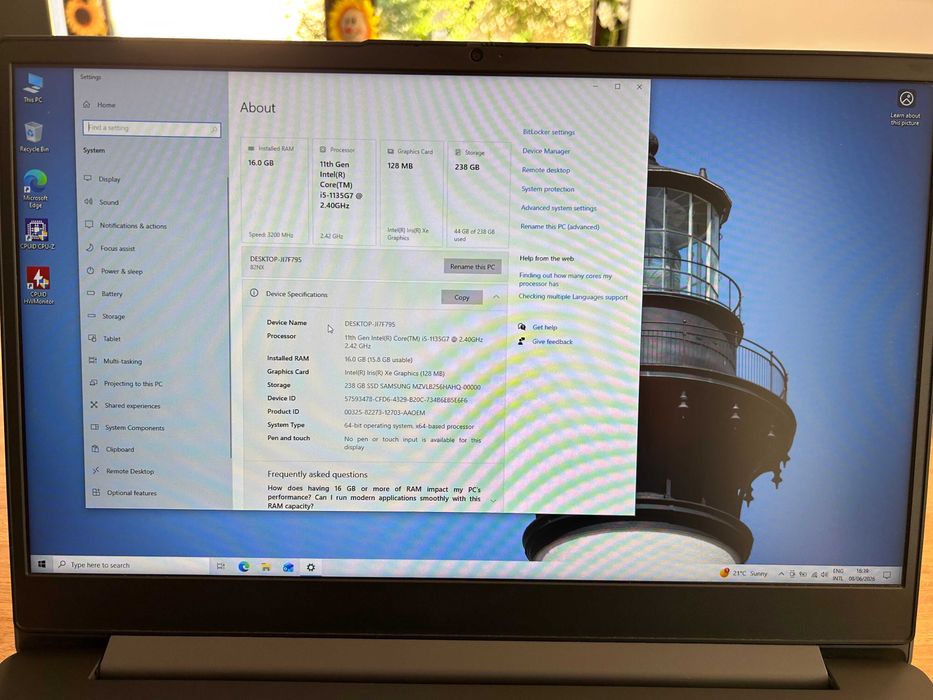 Laptop Lenovo V17 G2 ITL 17.3 FHD i5- 1135G7 16GB Ram 256GB SSD
