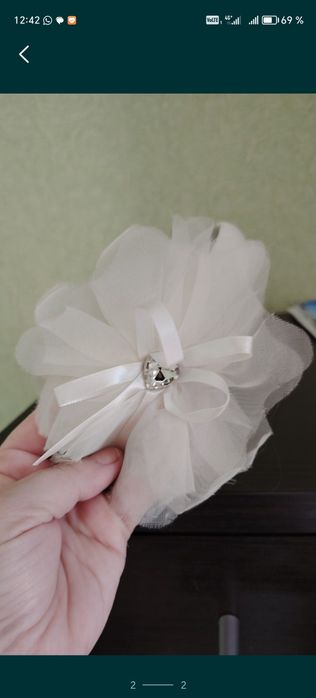 Продам платье с ободком!