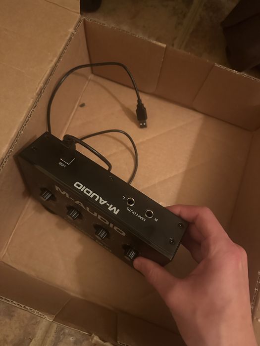 M-audio M-Track Duo interfață audio prin usb cu doua canale simultane
