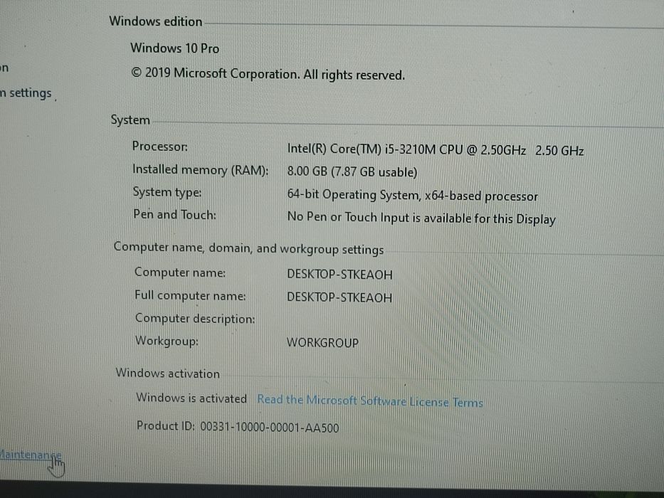 Laptop Gaming Lenovo G580 - i5-3210M(4Cpu)/8gb/512gb/Nvidia GT635m 2Gb