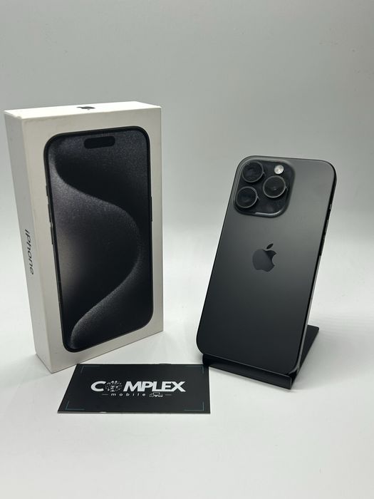 Phone 15 PRO - 512Gb Black Titanium - Baterie 100% + Garantie