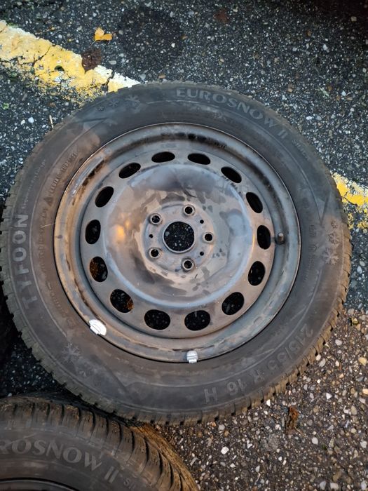 Vând Jante 5x112 R16 215 55 16 Iarna Seat Skoda Audi VW