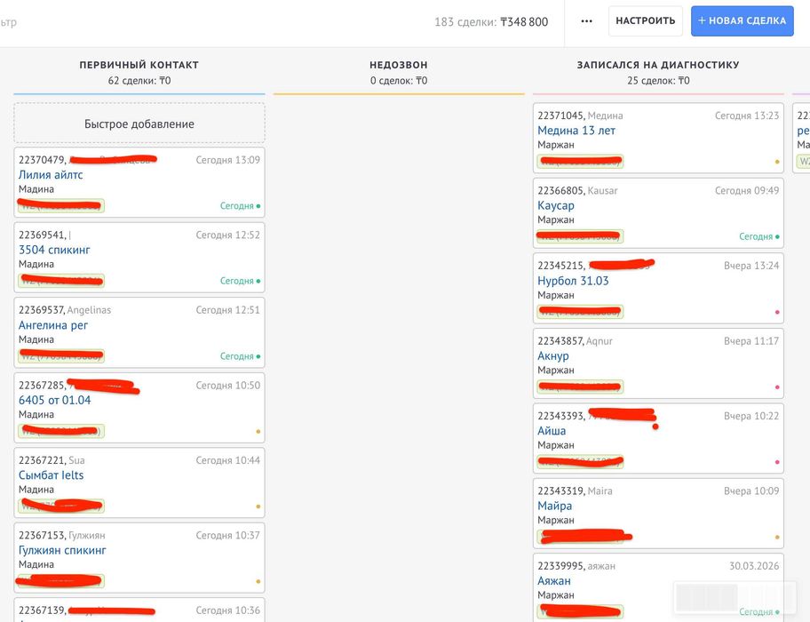 Внедрение и настройка amoCRM