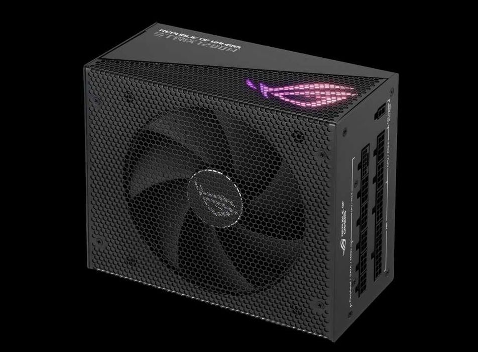 Новый модульный блок питания ASUS ROG STRIX 1200W GOLD AURA EDITION.