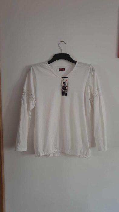 Bluza noua L cu dantela de bumbac, Cache Cache