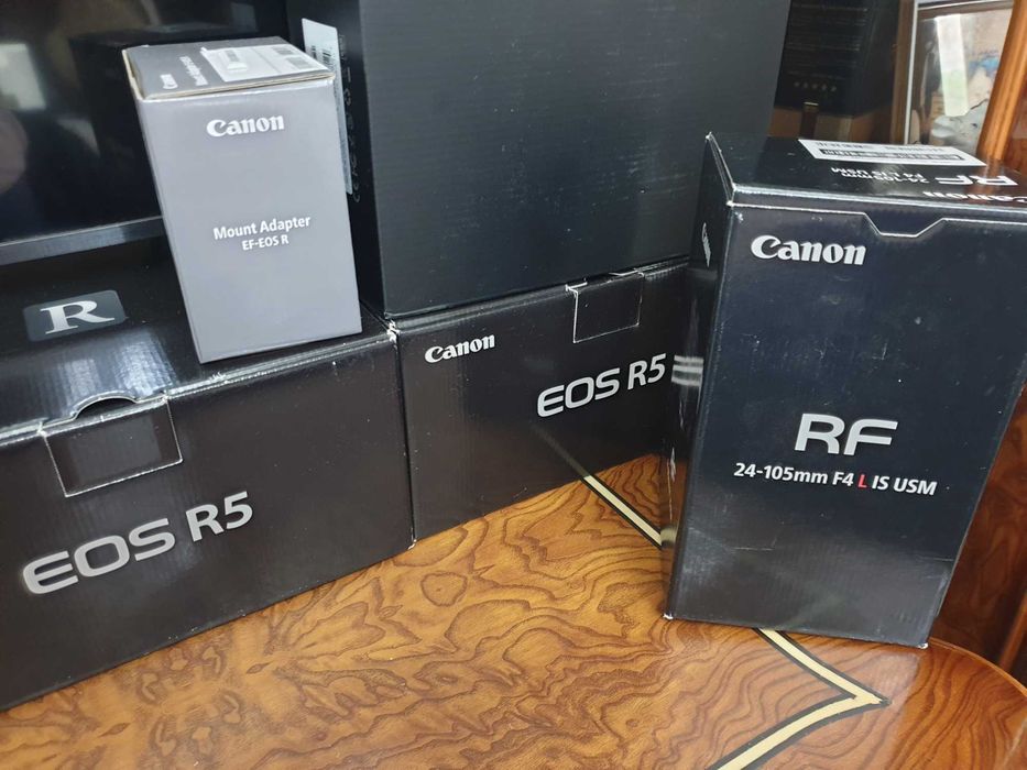 Кенон R6 mark2 с обьективом RF50 в упаковке