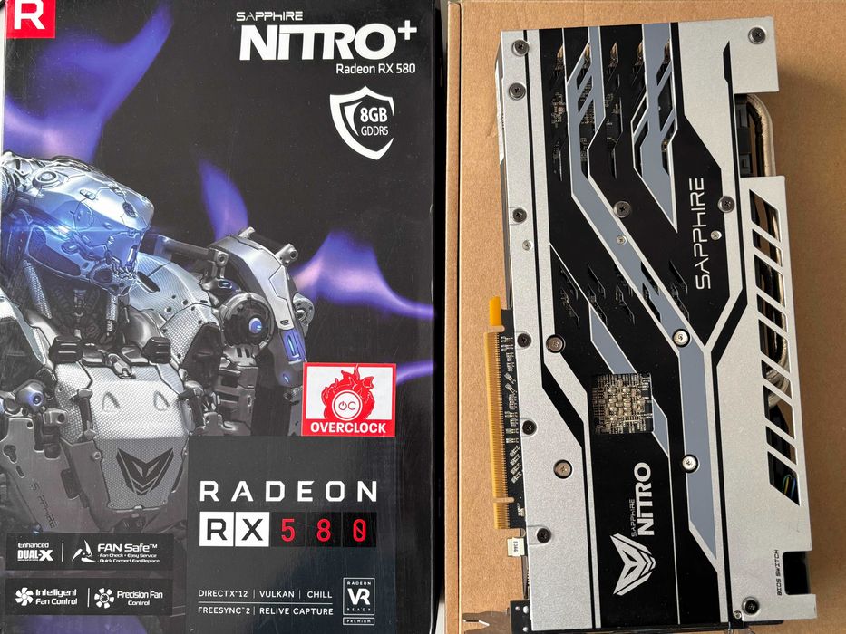 Видео карта AMD Sapphire nitro+ RX580 8GB