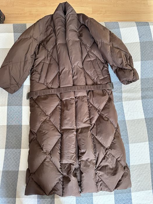 Женский пуховик длинный