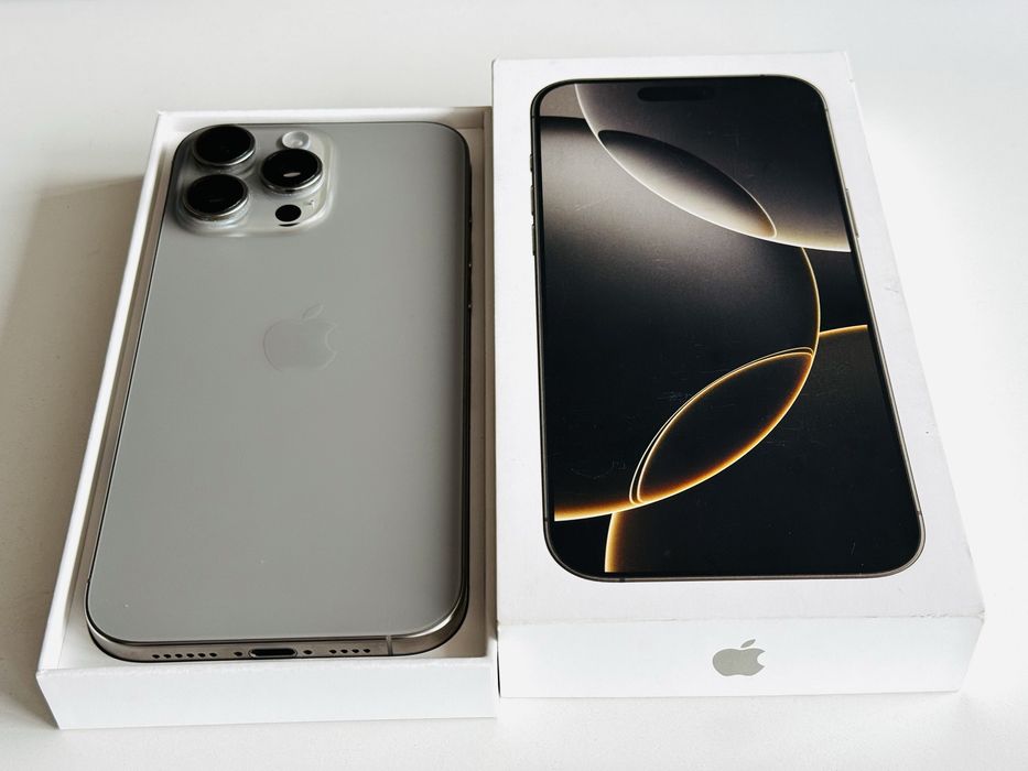 Iphone 16 Pro 128GB Natural Titanium Гаранция 6 месеца