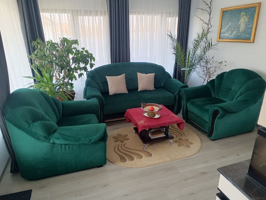 Canapea extensibila si fotolii