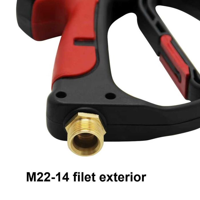 Set pistol lance spumare plastic si duze