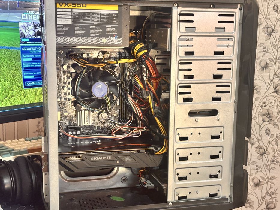 Продам пк, i3-9100f Geforce GTX 1050ti