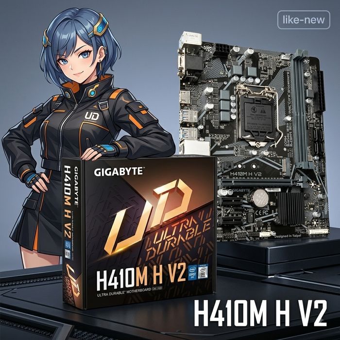 H410M H V2 материнская плата сокет LGA1200 (лга1200 материнка интел)