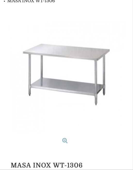 Masa inox profesionale