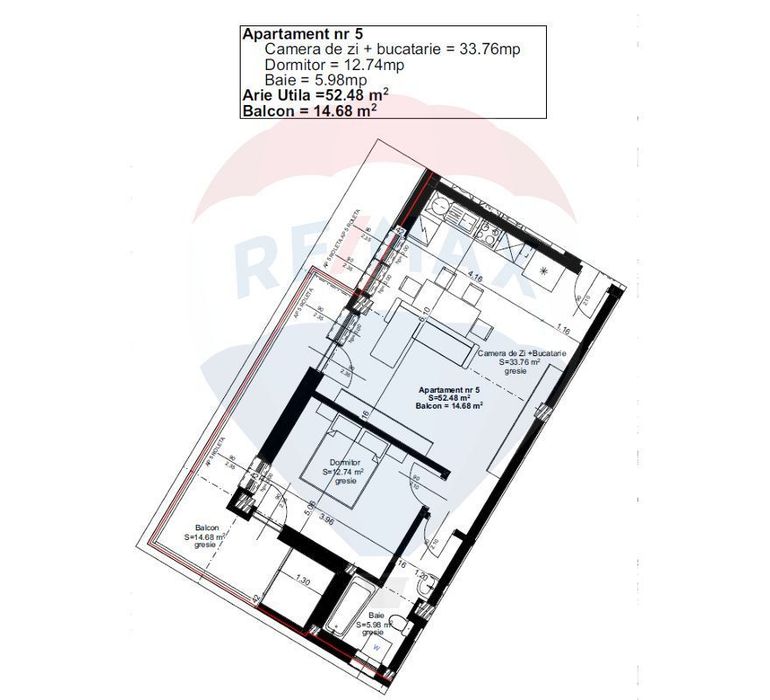 Apartament 2 camere strada Meșteșugarilor