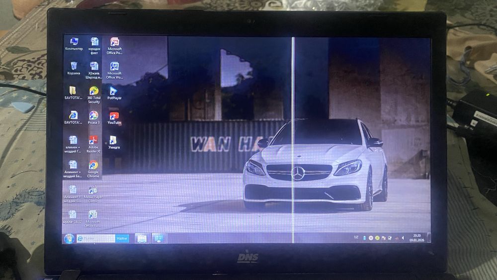 Noutbuk DNS core i5 8/500gb HDD