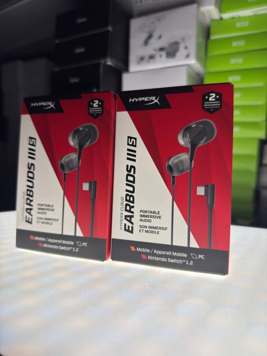 Наушники HyperX Gaming Earbuds 3 S