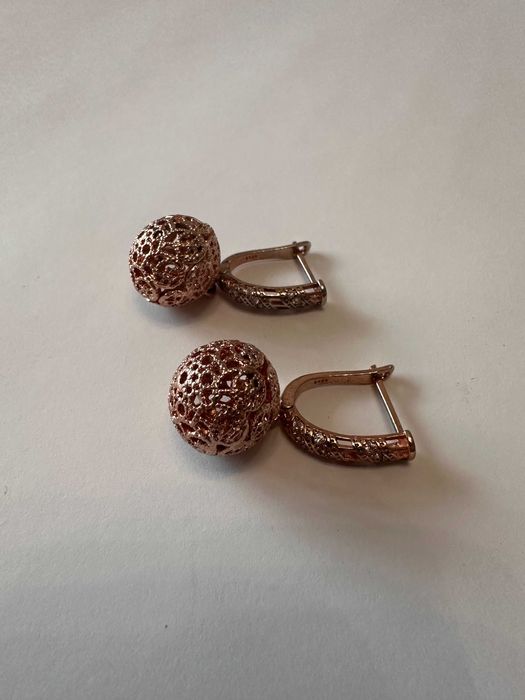 Обеци с диамантирана обработка