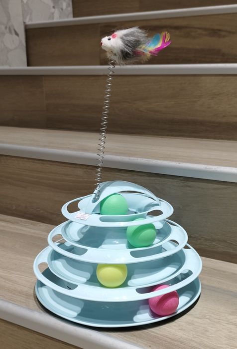 Игрушка для кошек,игровой трек с шарами