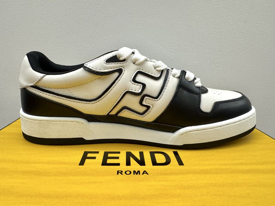 FENDI match sneakers black & white