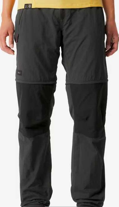 Pantalon Modulabil Trekking Munte MT100 Gri Damă Marime : 40 (L31)