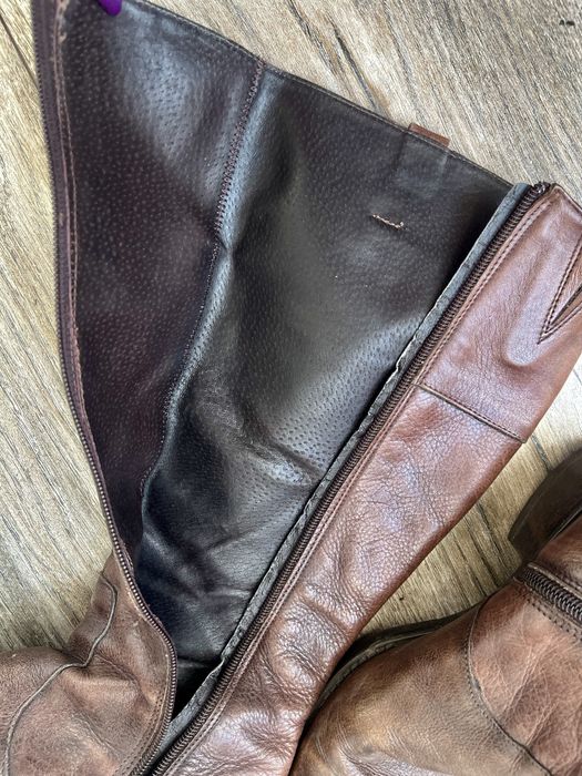 Естествена кожа ботуши