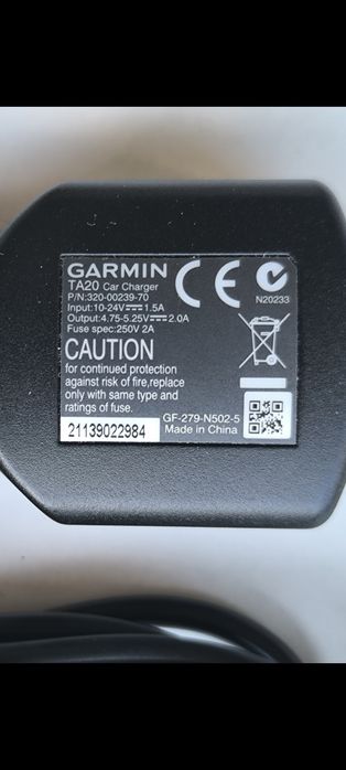 Зарядно Garmin ТА20 / TA10 и аксесоари