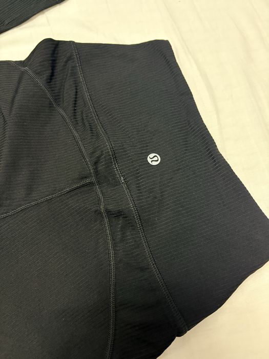 Colanți evazați Lululemon negri