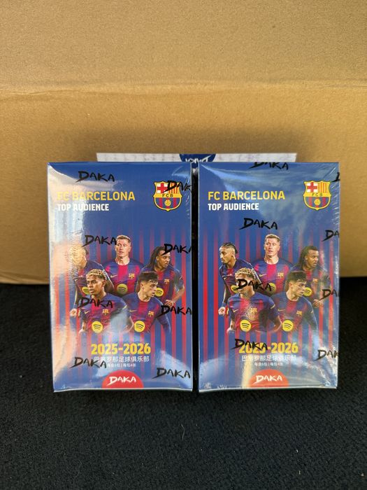 3 cutii sigilate fc barcelona daka top audience 25/26