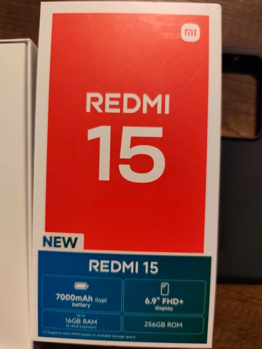 Xiaomi REDMI 15, 256GB ROM 8+8GB RAM