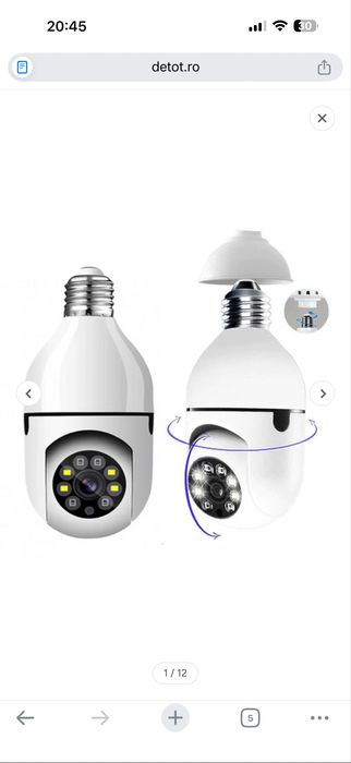 Camera wifi spion stil bec